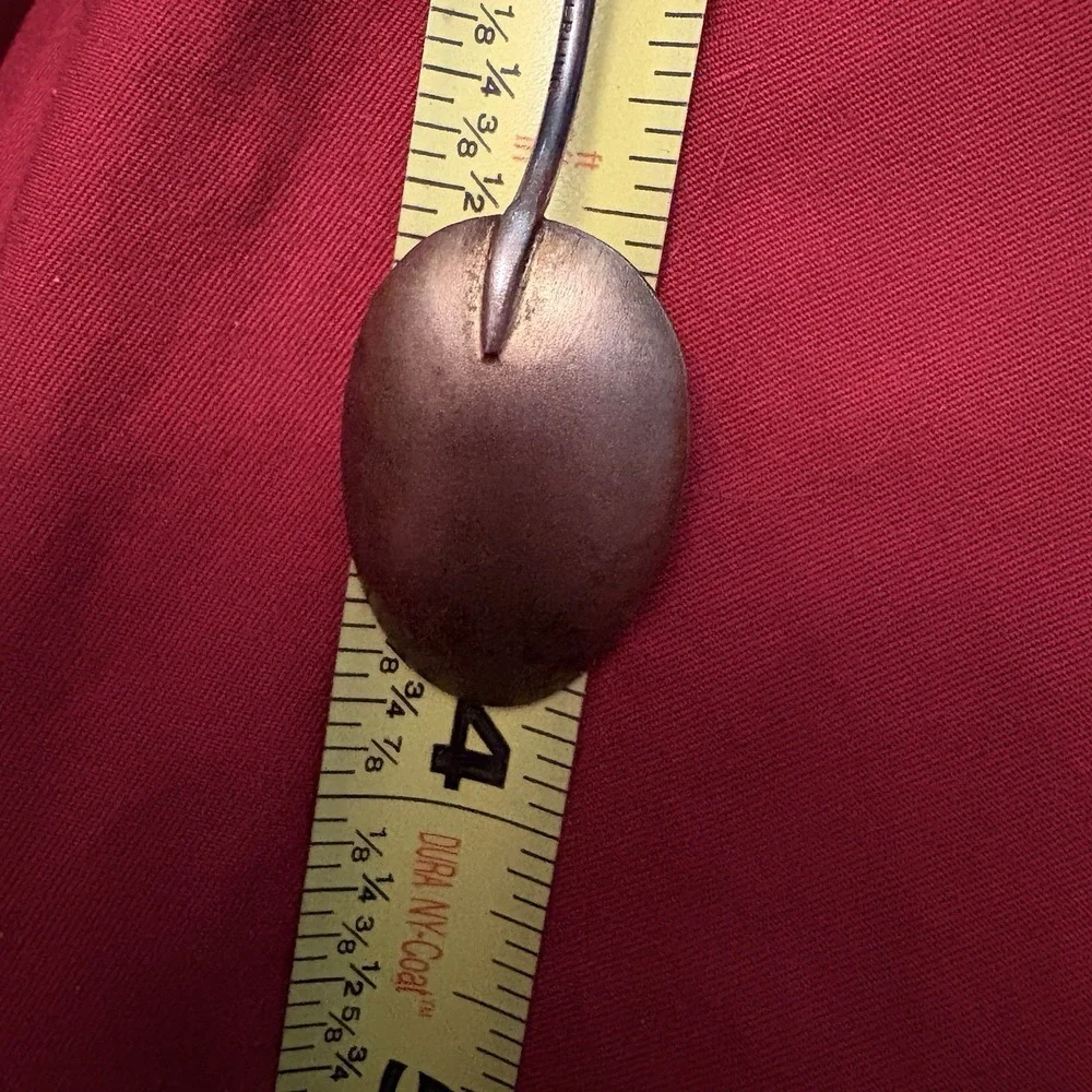 Vintage Sterling Silver Moose Stag Souvenir Spoon 3D Handle Twisted Stem 3.75